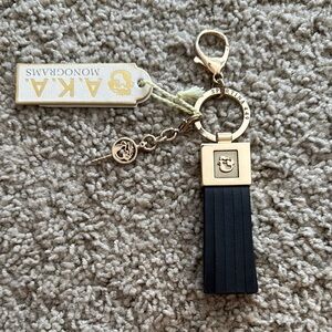 Spartina 449 Gold and Black Keychain